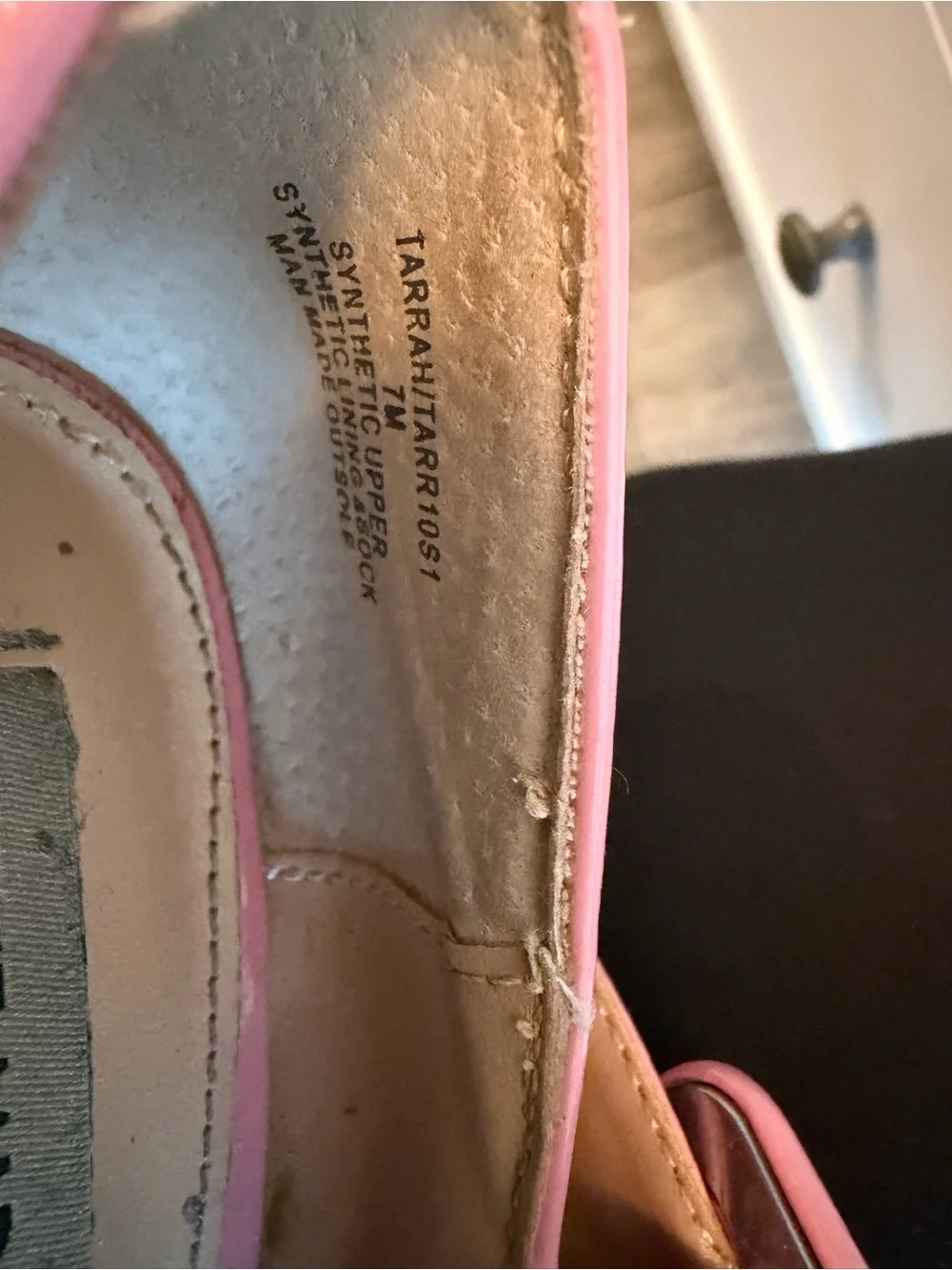 Steve Madden Pink Patent Leather Mary Jane Platform Heels Chunky Block Heel